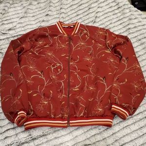 Beautiful floral agapo bomber jacket size S